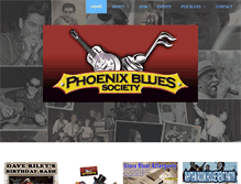 Tablet Screenshot of phoenixblues.org